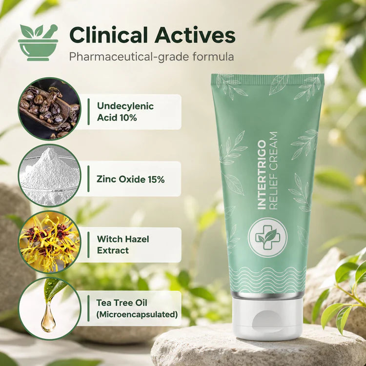 💚 LAST DAY BUY 1 GET 1 FREE✨Intertrigo Relief Cream treats 99% of skin fold rashes from the first application SevoreaTMIntertrigo Cream🛒