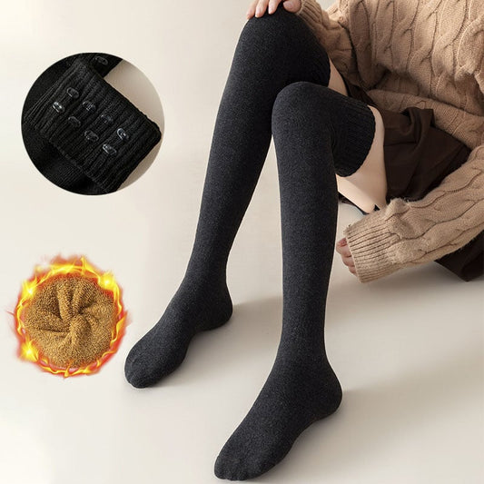🧦Thickened Over-the-Knee Socks– The Perfect Blend of Warmth and Style（）